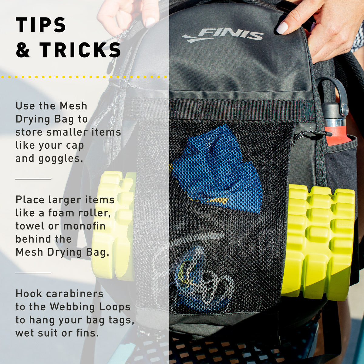 Finis ultra mesh backpack best sale